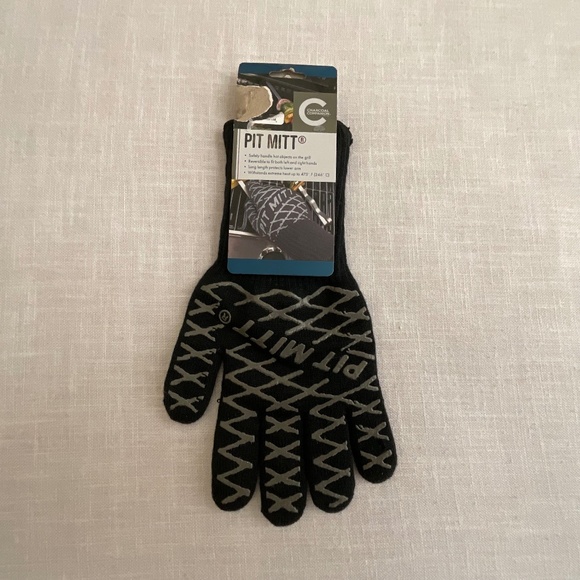 •PIT MITT Charcoal Companion Barbecue BBQ Pit Mitt Left to Right Hand Glove NWT - Picture 1 of 6